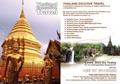 Chiang Mai brochure and book graphic advertising board and artwork design