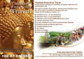 Chiang Mai brochure and book graphic advertising board and artwork design